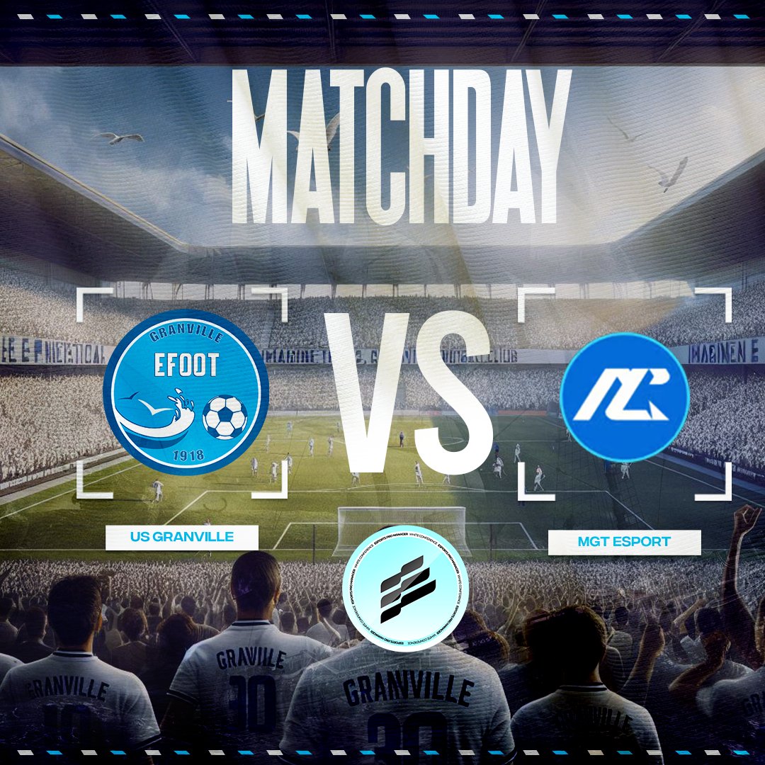 🗓️ | Programme

🏆 | <a href="/VPGEurope/">Virtual Pro Gaming | Europe</a> 🇪🇺
🆚 | <a href="/Pirate_Esport/">Pirate Esport 🏴‍☠️</a>
🆚 | Wudan Carrarese
🆚 | Club Esportiu Europa

🏆 | <a href="/VPGFrance_/">VPG France</a> 🇫🇷
🆚 | <a href="/AguiasCP/">Aguias CP</a> 

🏆 | <a href="/epromanager/">Esports Pro Manager</a>
🆚 | <a href="/Mgt13Es/">STRUCTURE MGT</a>

Premier jour de la semaine, on va tout donner ! 💪

#AllezGranville 🔵⚪️