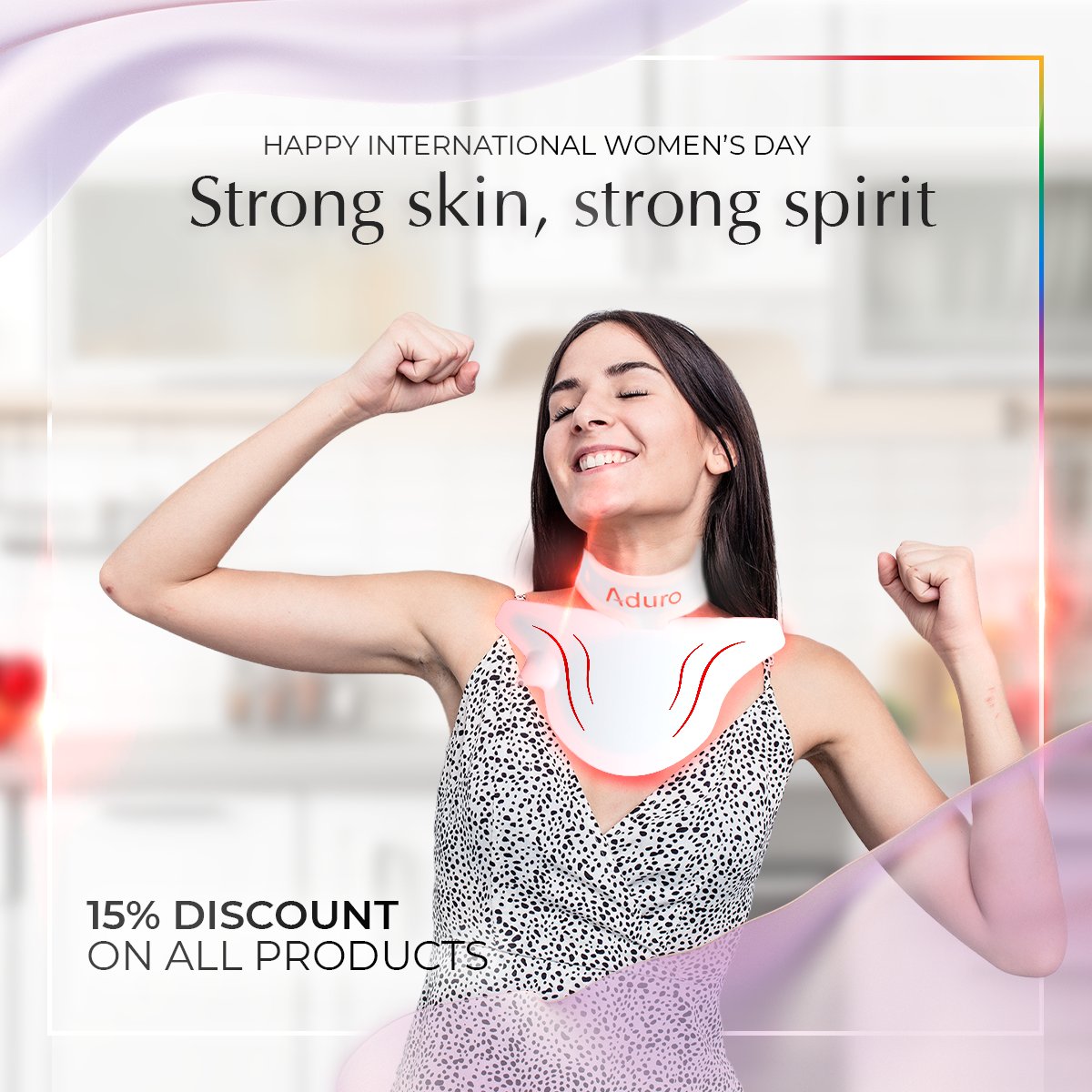 MyAduro's tweet photo. Reflecting on Women's Day: let's carry forward the strength and grace celebrated. 💪🌹 Your beauty shines every day. ✨ With Aduro, let that radiance beam with undying luminosity. 💖🌟 https://t.co/vvwECQGuhZ