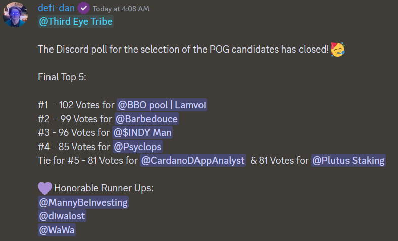 Nguyen Tung Lam (@lamvoi6) on Twitter photo Thank you all for voting me as one of the POG candidates in <a href="/Indigo_protocol/">Indigo | Synthetic Assets on Cardano</a>.
I am so proud to be one of the very 1st POGs. I will continue to share Indigo's information & provide support to the Cardano Community. Thank you all for voting me as one of the POG candidates in <a href="/Indigo_protocol/">Indigo | Synthetic Assets on Cardano</a>.
I am so proud to be one of the very 1st POGs. I will continue to share Indigo's information & provide support to the Cardano Community.