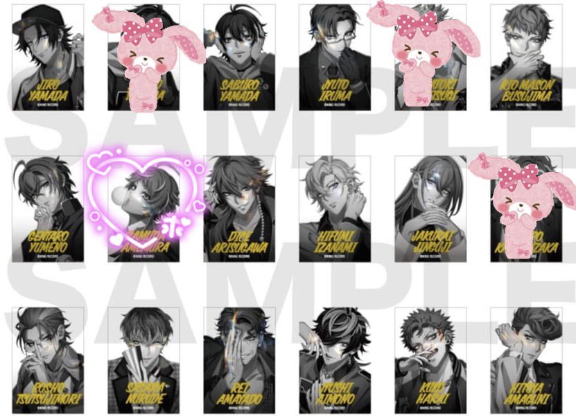 ꒰ 交換 ꒱ ヒプノシスマイク ヒプマイ 9th メタリック スクエア缶バッジ

譲｜二郎、三郎、銃兎、理鶯、幻太郎、帝統、寂雷17、一二三、簓10、盧笙12、零、空却、十四、獄

求｜乱数

20b予約予定
長期お取引ですのでご希望でしたら連絡先交換も可能です。
お気軽にお声がけください。