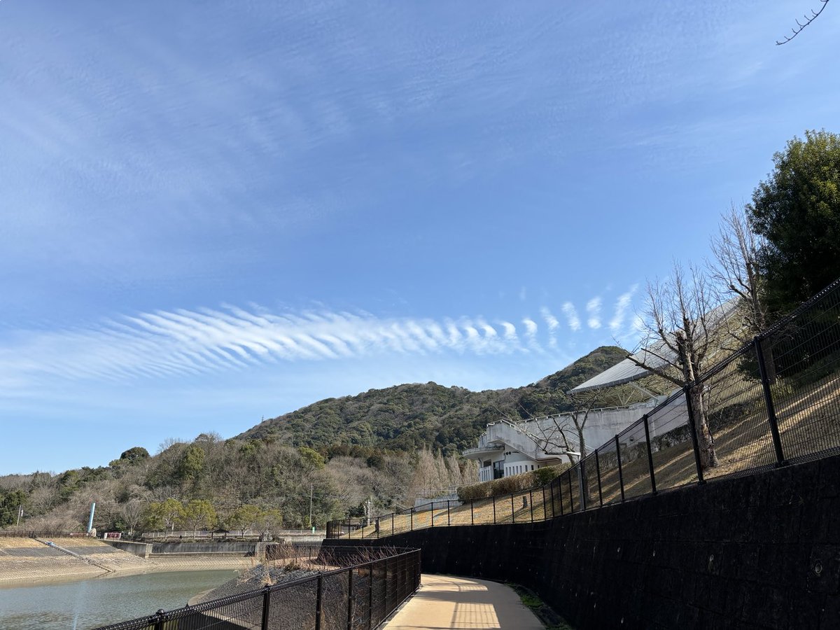 変わった雲☁️