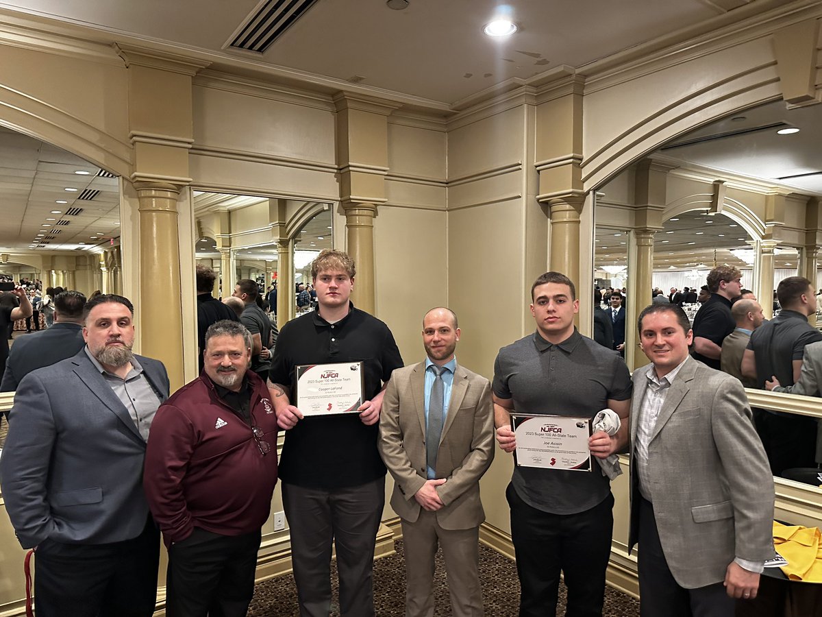 Congrats to Joe Asiain & Cooper LaFond on being recognized to the @NJFCA Super 100 All-State Team. @AsiainJoe @cooperlafond