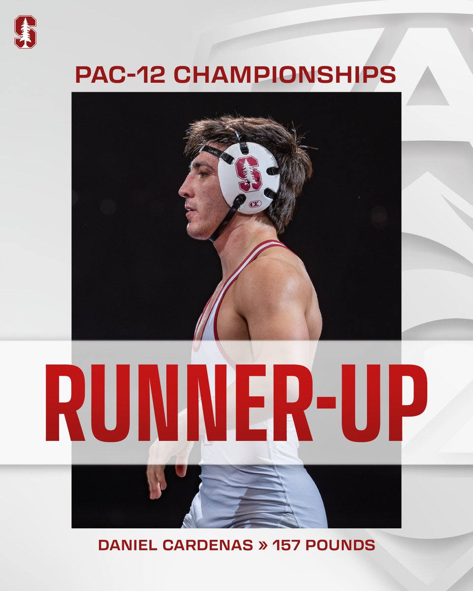 157: @dancardenas03 finishes as the runner-up in Corvallis. He's now a 2X @NCAAWrestling qualifier 👊 #GoStanford x #GoldRush