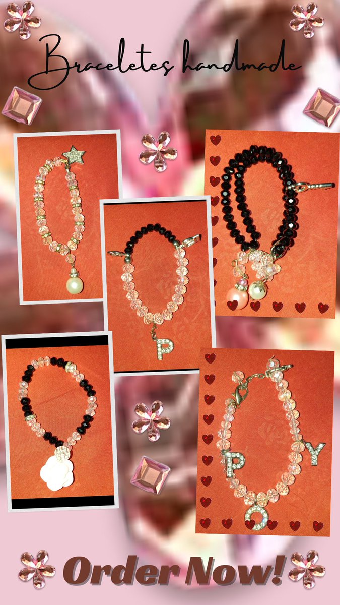 Hallo guys. 
Mommy ku seneng bgt buat bracelets kaya gini, siapa tau ada yg mau order boleh dm aku. 
Sesuai request juga boleh yaaa, thank u!!