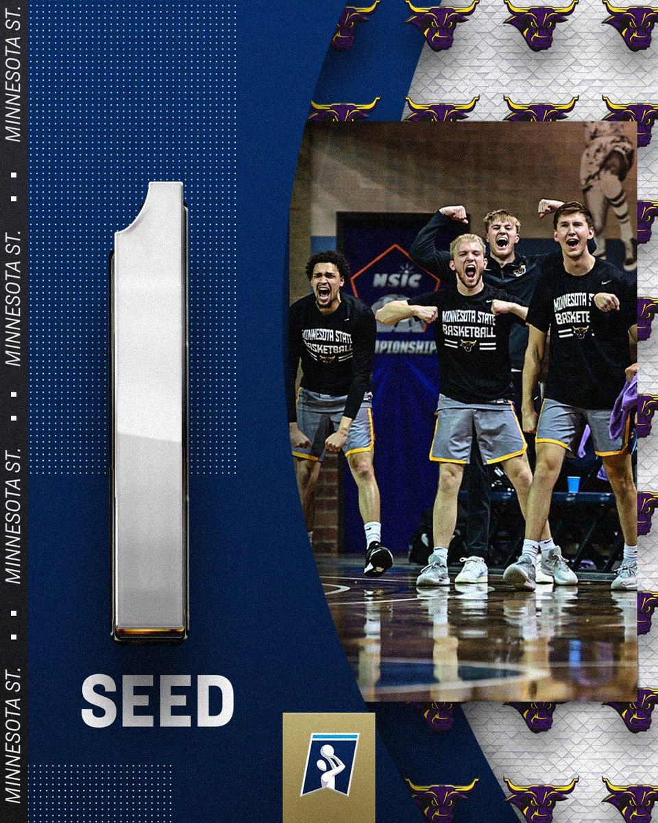 Representing the Central Region as the No. 1⃣ seed, <a href="/MinnStMBBall/">MSU Men's Basketball</a>!

#D2MBB | #MakeItYours
