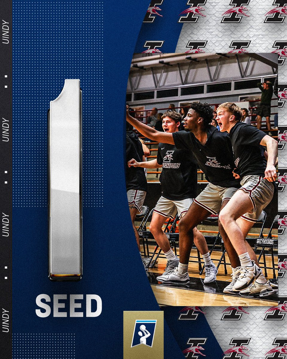 Representing the Midwest Region as the No. 1⃣ seed, <a href="/UIndyMBB/">UIndy Men’s Basketball</a>!

#D2MBB | #MakeItYours