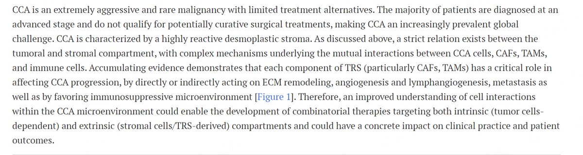 HepatomaRes's tweet photo. #Tumor #microenvironments #CCA #therapeutic #target
👏 👏 Today's article sharing focused on
"Cholangiocarcinoma tumor microenvironment highlighting fibrosis and matrix components".
✔ Full text: https://t.co/0KFOldkUlq https://t.co/vIzxTRHPXc
