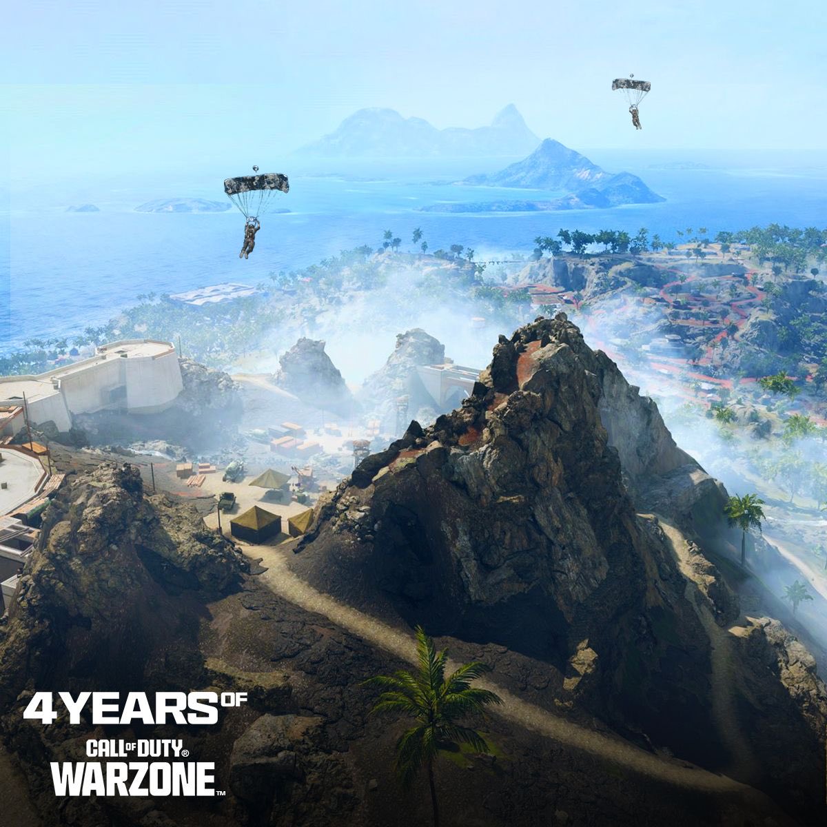 Rexathor's tweet image. Happy #CODWarzoneAnniversary and thank you for 4 years of amazing drops and memories!

I dropped into Caldera

[i’ve been playing since rebirth island came out but met some good friends in Caldera still playing to this day]
#Sweepstakes