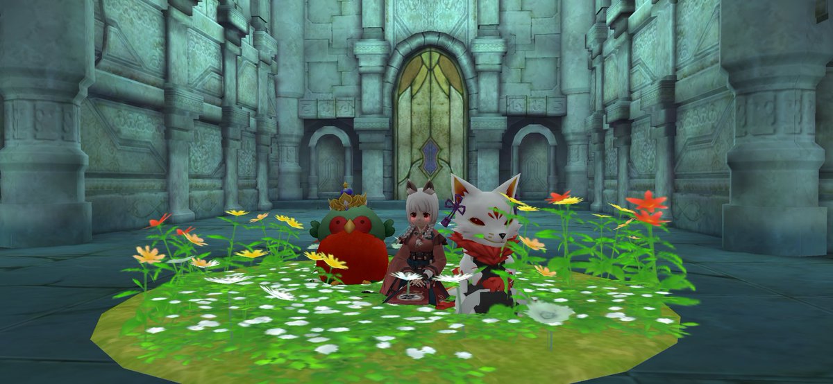 昨日は塔地下とファフ！！！
メインストーリーでも出てきた黒龍さんですね、（SS失敗 頭切れちゃった💦）

トルマリンとカオスクリスタルたくさん！
白い宝箱の必中ピアスも、1つGETです🥳🥳

連れてってくださる方々に感謝です(*´﹃｀*)

 #アルスト 🐰