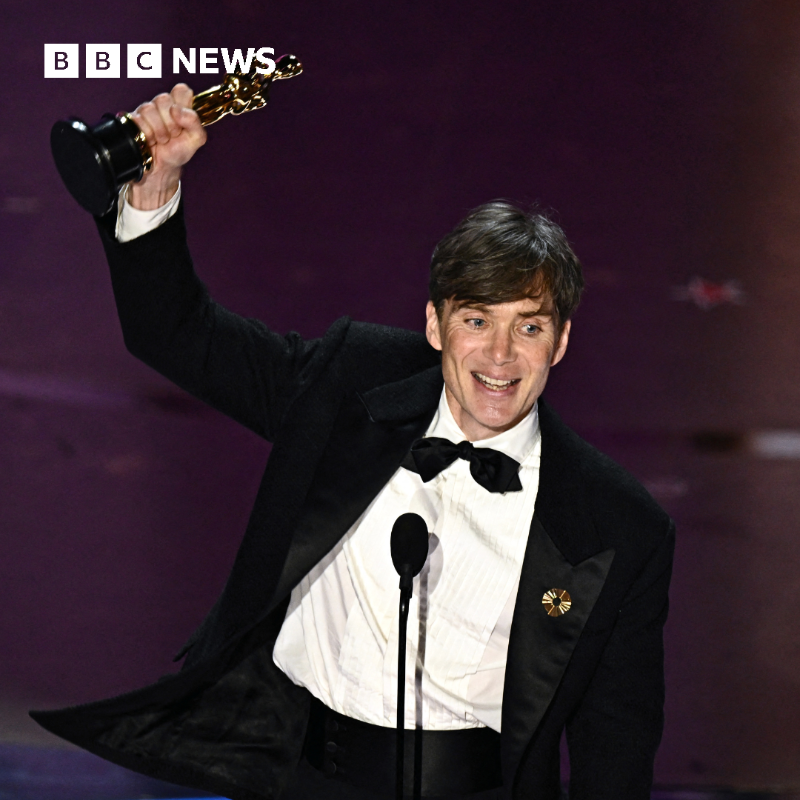 BBCWorld's tweet photo. Cillian Murphy becomes first ever Irish-born winner of best actor Oscar

Follow the 96th Academy Awards live ⬇️
