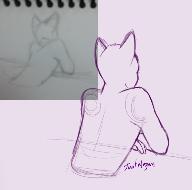 JustMrgan's tweet photo. Doing on digital an old drawing, which character would you in this YCH? https://t.co/5cgeB28jJD