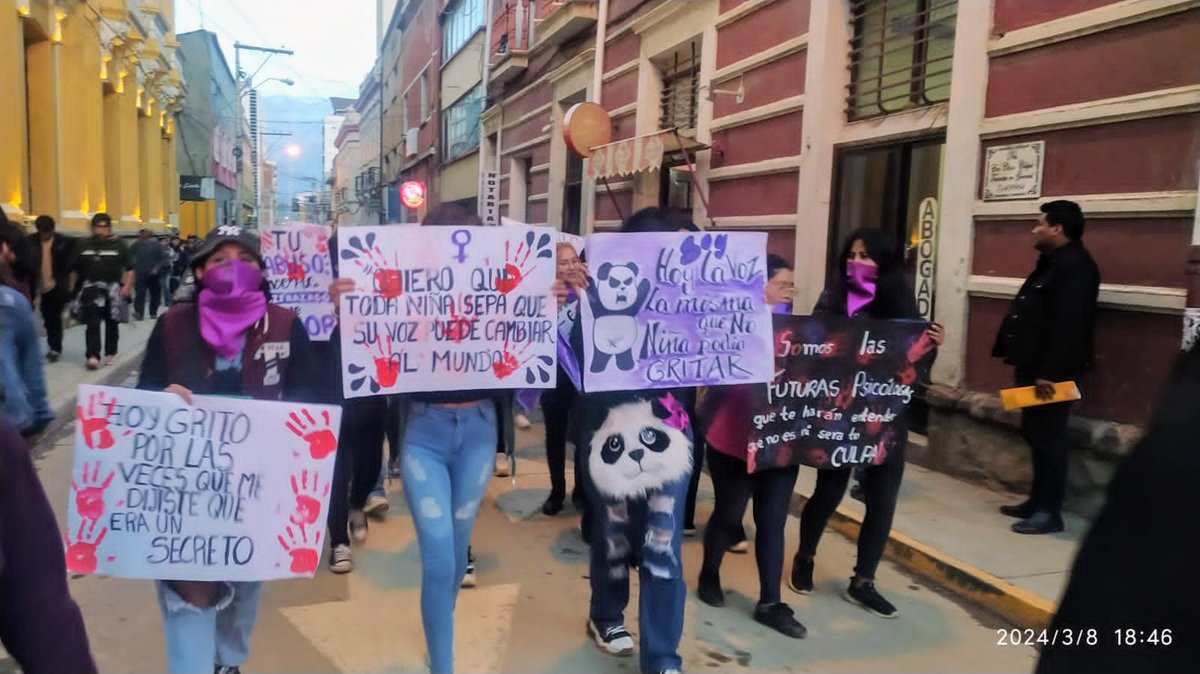 luisito_ayllon's tweet photo. #8m #Oruro #Feministas #8mOruro #MareaVerde #MareaMorada https://t.co/asrgWF8OZE