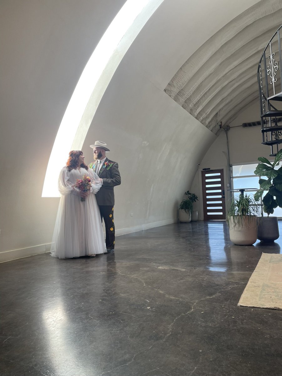 sadgrl1992's tweet photo. I got married to the best person in the world yesterday @Warbl_garbl https://t.co/QDfDQawjQ9