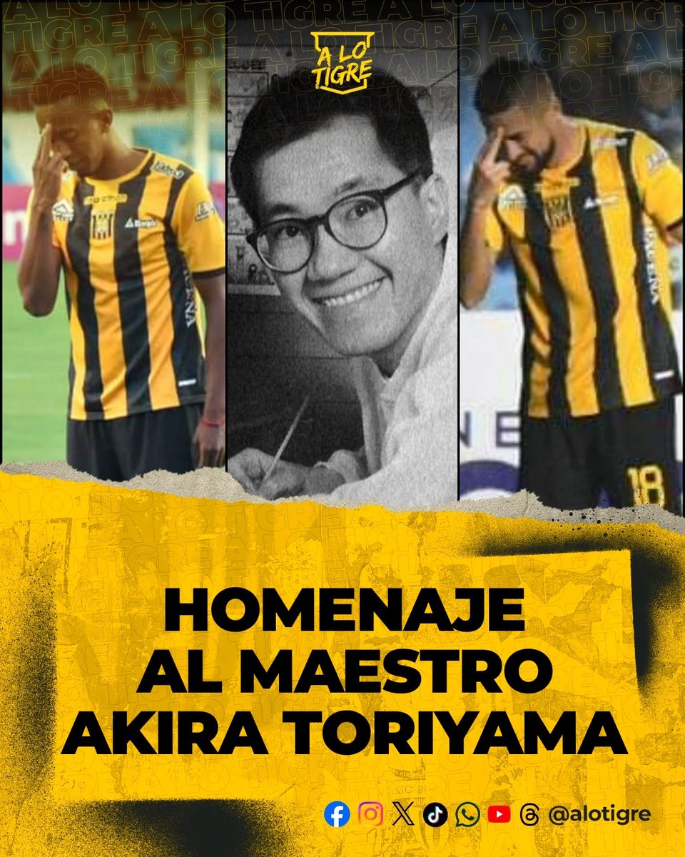 ALoTigre's tweet photo. 🐯 Arrascaita y Ramallo no desaprovecharon la oportunidad de inflar las redes celestes y dedicarle sus goles al gran maestro Akira Toriyama, que con Dragon Ball hizo las tardes más felices de nuestra infancia.

#ALoTigre https://t.co/4wfTEsx3mt