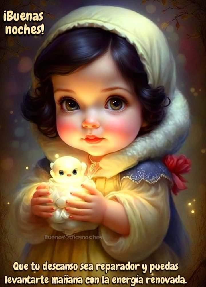 Buenas noches descansa hasta mañana primero Dios 🙏🏻💤😇
