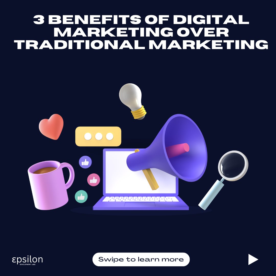 EpsilonDevs's tweet image. Digital marketing offers businesses a targeted, measurable, and cost-efficient approach to reaching customers. Embrace the power of personalized communication and real-time results to stay ahead in today&apos;s competitive market.
 #DigitalMarketing #BusinessGrowth #RamadanKareem