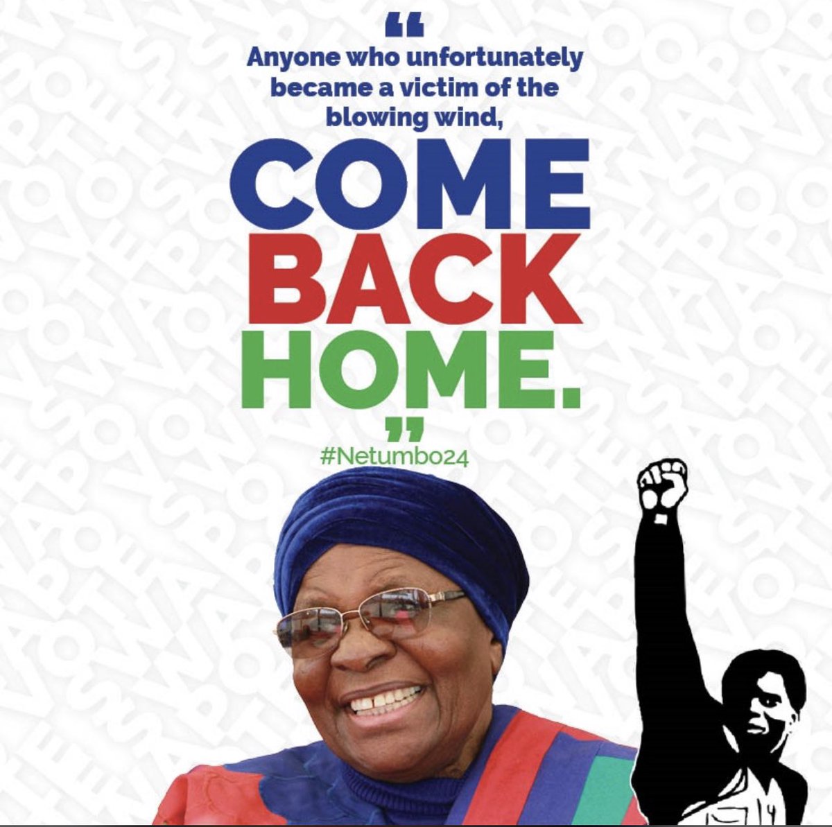 SWAPO is the only home for all , you are always welcomed back any time ,
