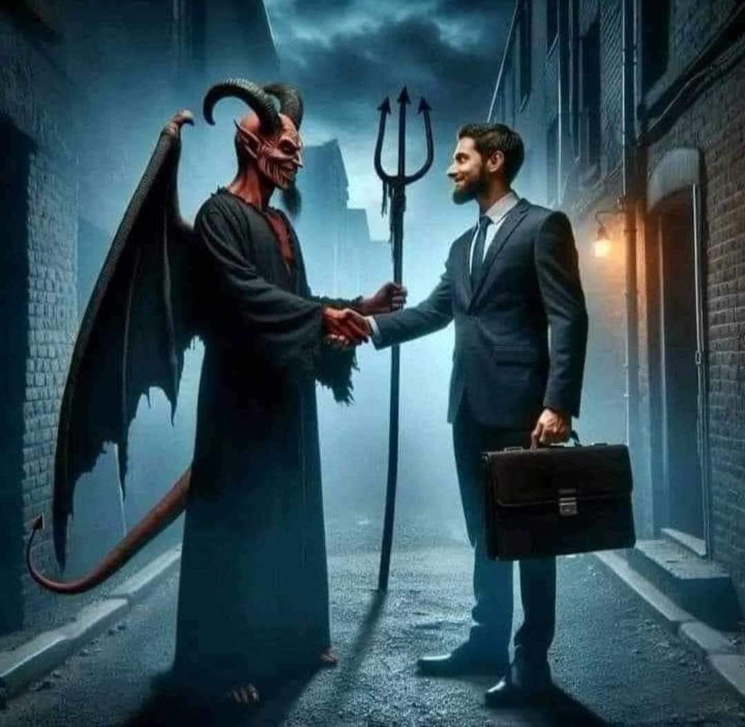 Azizullah5662's tweet photo. کل رات عشاء کے بعد ابلیس پاکستان بھر کی تمام تاجر تنظیموں کے نمائندوں سے ایک آن لائن کانفرنس کے ذریعے خطاب کریں گے
اور رمضان المبارک میں اپنی غیر موجودگی میں تاجروں کی سابقہ خدمات کو خراج تحسین پیش کریں گے
اور آ رہے رمضان کیلئے خصوصی ہدایات جاری فرمائیں گے https://t.co/Vj27QNPqyB