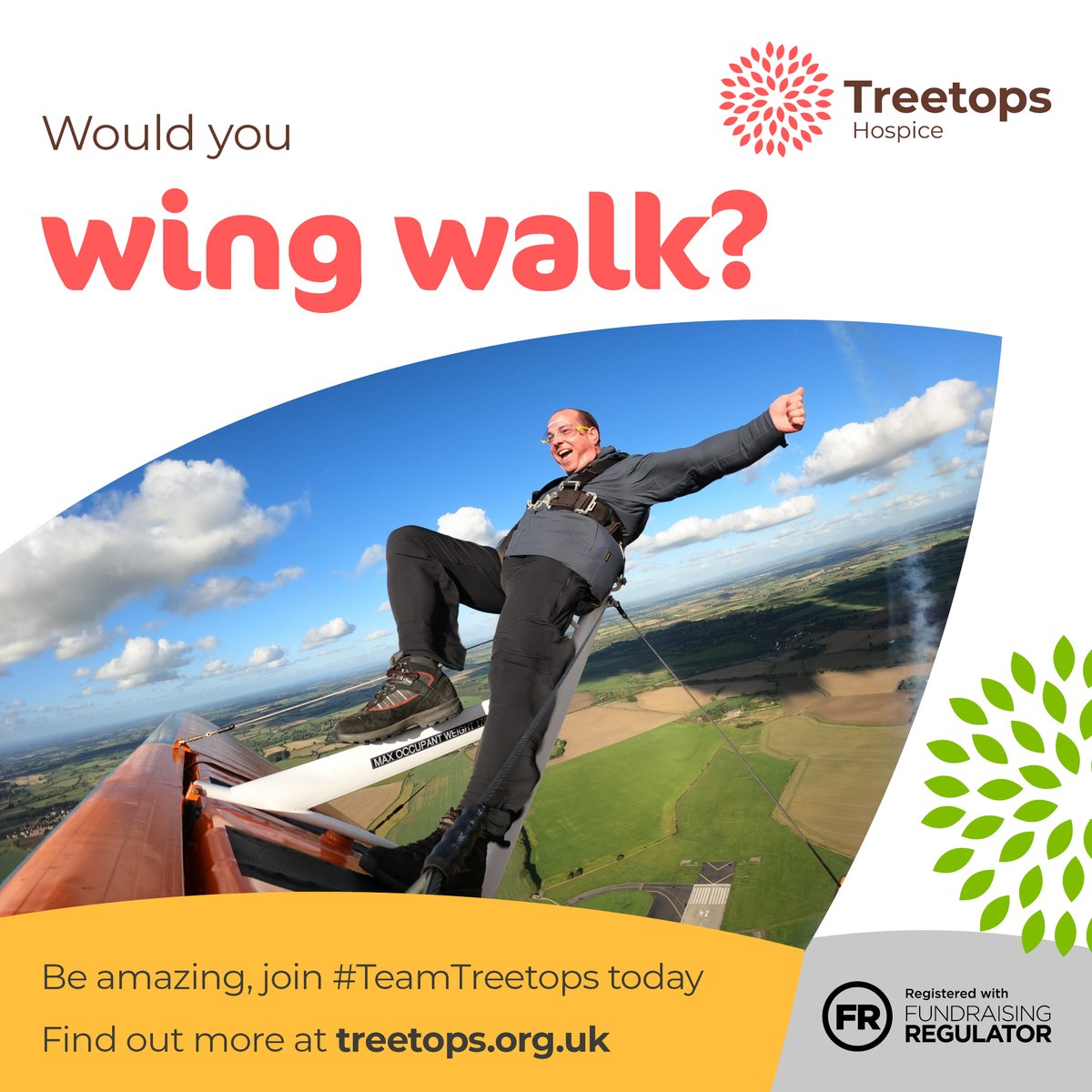 treetopshospice's tweet photo. Have you ever dreamt of really flying? Now’s your chance … 

This one is for the daredevils - if you're looking for a thrill, this is not to be missed!

Are you ready to soar to new heights and make a difference? 

Join #TeamTreetops and sign up today: https://t.co/RZrl0l1Qy7 https://t.co/dSajMt9cDd