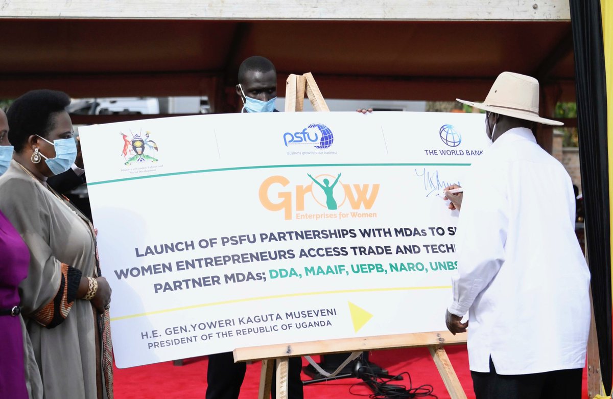 @DDAUganda is proud to be a lead implementing partner in the @PSF_Uganda GROW Project launched by H.E @KagutaMuseveni on Women's Day in Katakwi District @MpiiraSamson @DrRwamiramaBK @MAAIF_Uganda @PS_MAAIF @BettyAmongiMP
