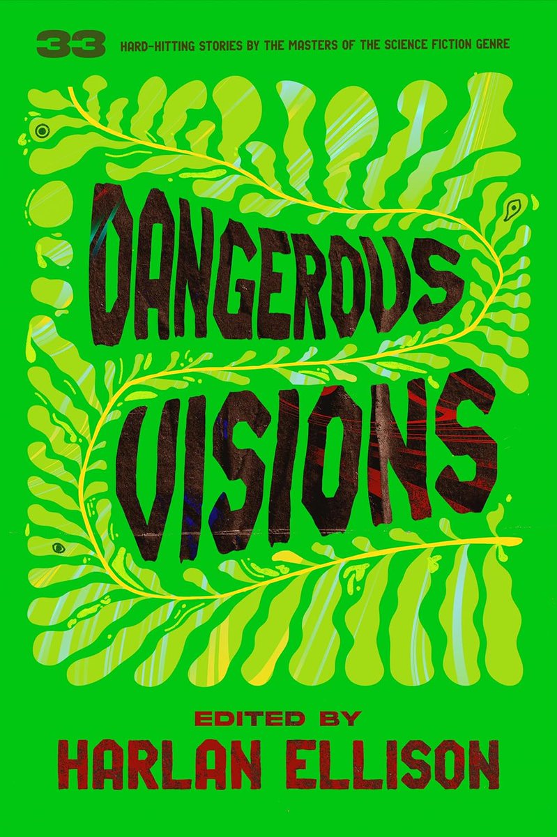 straczynski's tweet image. Still time to pre-order HARLAN ELLISON'S GREATEST HITS (intro by Neil Gaiman), currently #1 in Amazon's Science Fiction Short Stories, and while you're at it, order the new reissue of DANGEROUS VISIONS, edited by Harlan with a new intro by @pattonoswalt.  Both debut March 26th.
