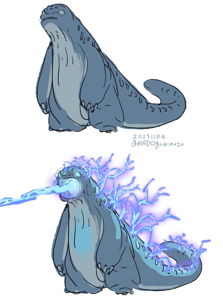 godzilla no humans white background pokemon (creature) fire breathing fire simple background blue fire  illustration images