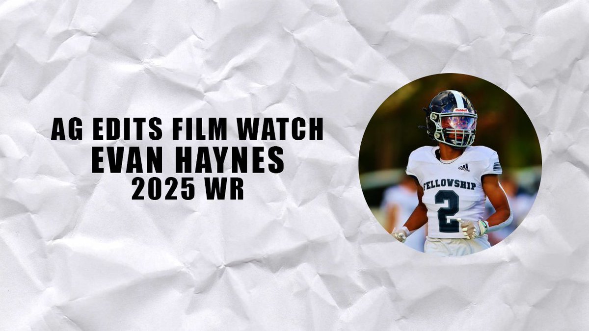 🚨Watch 2025 WR @EvanHaynes with me! A stack of D1 offers and plays like a GROWN MAN! Make sure to subscribe so I can continue to make these videos! CLICK HERE TO WATCH! ⬇️⬇️⬇️ youtu.be/R_YynS7cAQM