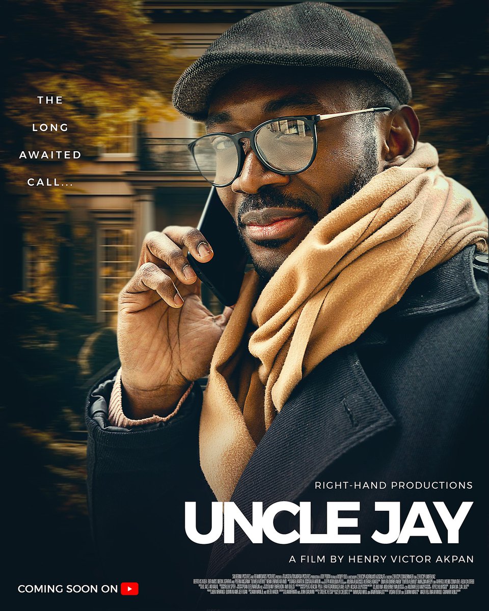 UNCLE JAY a movie that would put smile on your face.🤗
.
.
.
#Youtubemovie #Youtubeposter #Unclejaymovie #Unclejayposter #Movieposter #Moviedesign #Posterdesign #Poster #Design #Unclejaydesign