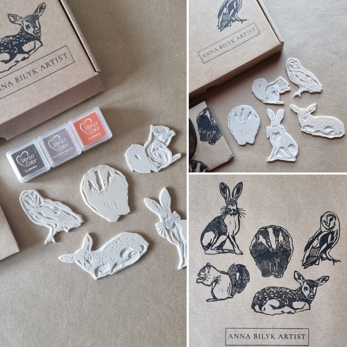 Morning - working away on an Easter Stamp Kit & some new packaging but for now here's our favourite Woodland Kit & Collection 🦌🐿 thebritishcrafthouse.co.uk/product/woodla… @BritishCrafting #stamp #stamps #crafting #earlybiz #UKGiftAM #ukgifthour