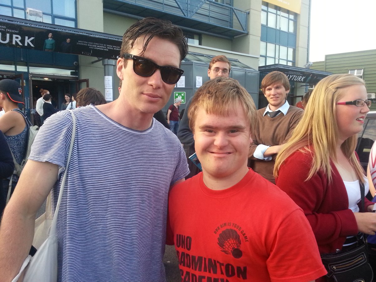 My first meeting with Oscar winner Cillian Murphy. I'm up for future collaborations if you are, Cillian.