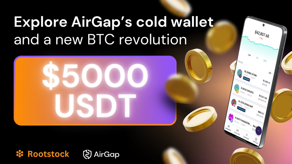 🎁AirGap's EPIC $5000 GIVEAWAY is LIVE! 🤑25 RANDOM WINNERS will snag 200 USDT EACH! 🕐Just takes a few minutes to complete the tasks. Don't miss out, participate NOW - taskon.xyz/campaign/detai…