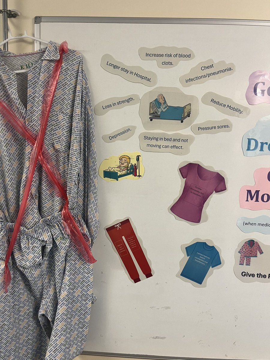 PlymAcuteStroke's tweet photo. Focus of the week on merrivale is GET UP! GET DRESSED! GET MOVING! #EndPajamaParalysis @UHP_NHS @AnnJamesNHS @TantamKate https://t.co/pRf4g0ArQ7