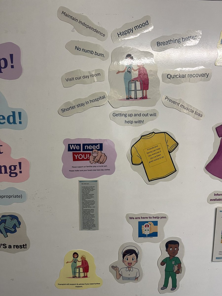 PlymAcuteStroke's tweet photo. Focus of the week on merrivale is GET UP! GET DRESSED! GET MOVING! #EndPajamaParalysis @UHP_NHS @AnnJamesNHS @TantamKate https://t.co/pRf4g0ArQ7