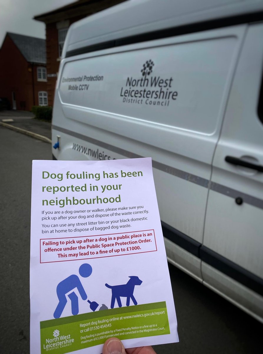 It’s horrible to look at and it’s awful to deal with if you (or your child) step in it. 
Help to rid our public spaces of dog poo! 

🐶 Clean up after your dog or face a fine of up to £1,000.

If you spot someone leaving their dog poo, report it at nwleics.gov.uk/report