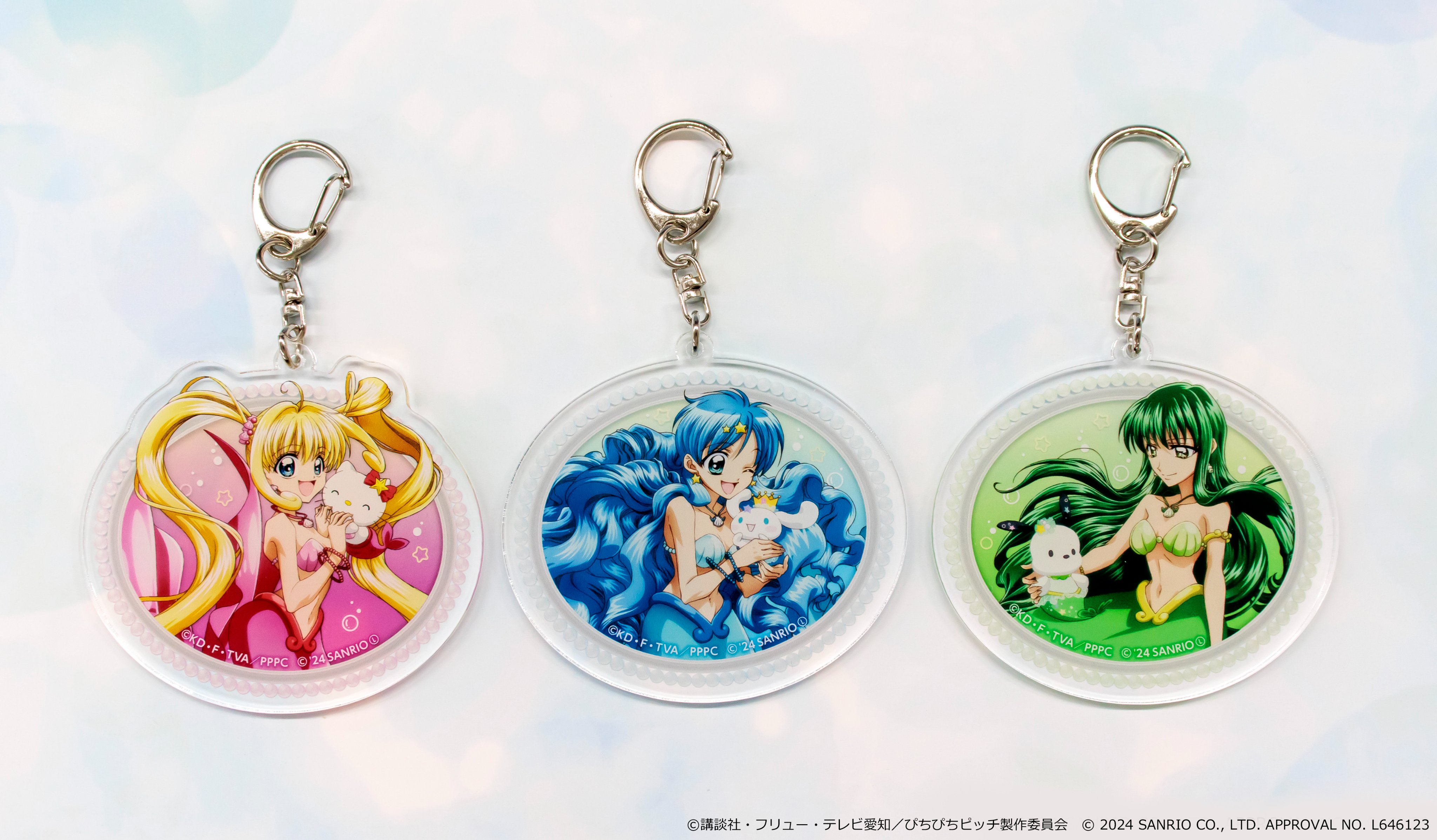 ぴちぴちピッチ×サンリオキャラクターズ マルチクリップセット