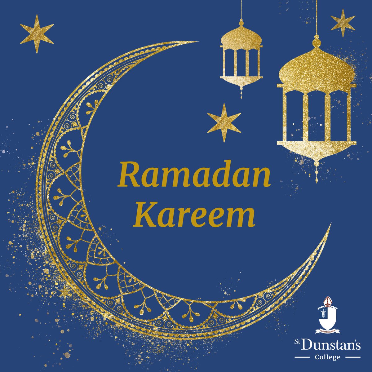StDunstansColl's tweet photo. As the holy month of Ramadan begins, the College sends warm wishes and prayers to those celebrating at St Dunstan's and around the world https://t.co/KLuvFK5ZT9