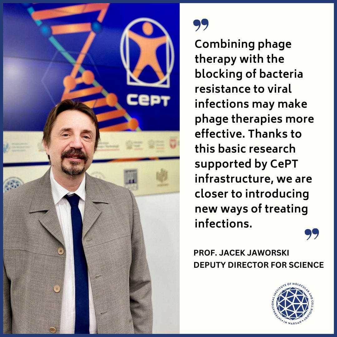 🔎Thanks to basic research supported by CePT infrastructure, we are closer to introducing new ways of treating infections. – explained Prof. @JacekJaworski10 in the CePT press conference last week.