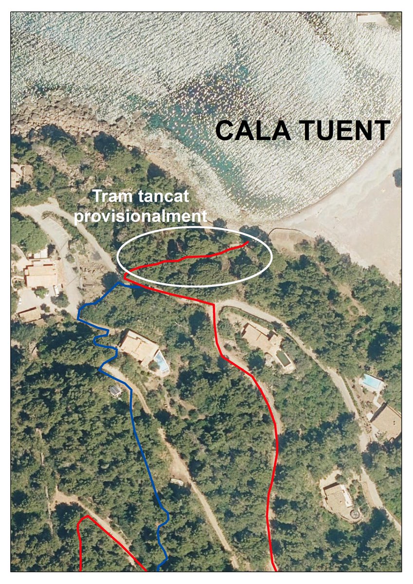PedraSenderisme's tweet photo. Tancat provisionalment per retirada d'arbres caiguts a cala Tuent un tram de la Ruta de Pedra en Sec de la variant de sa Costera. Disculpau les molèsties.
#gr221 #rutadepedraensec #mallorca #escorca #senderismo #serradetramuntana #unesco #hiking #ConselldeMallorca https://t.co/J0jPYEfVO0