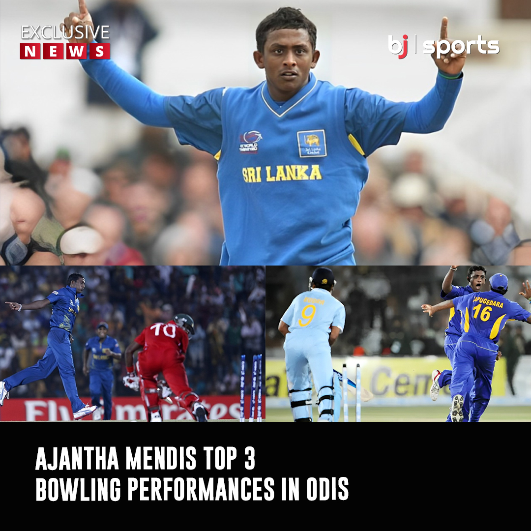 Bjsports_OFC's tweet photo. Ajantha Mendis’ top 3 bowling performances in ODIs
https://t.co/U6Ea0SsF7S
#Bj #Baji #BjSports #Sports #Cricket #AjanthaMendis #top3 #bowling #performances #ODIs https://t.co/lMHmWMVyUS