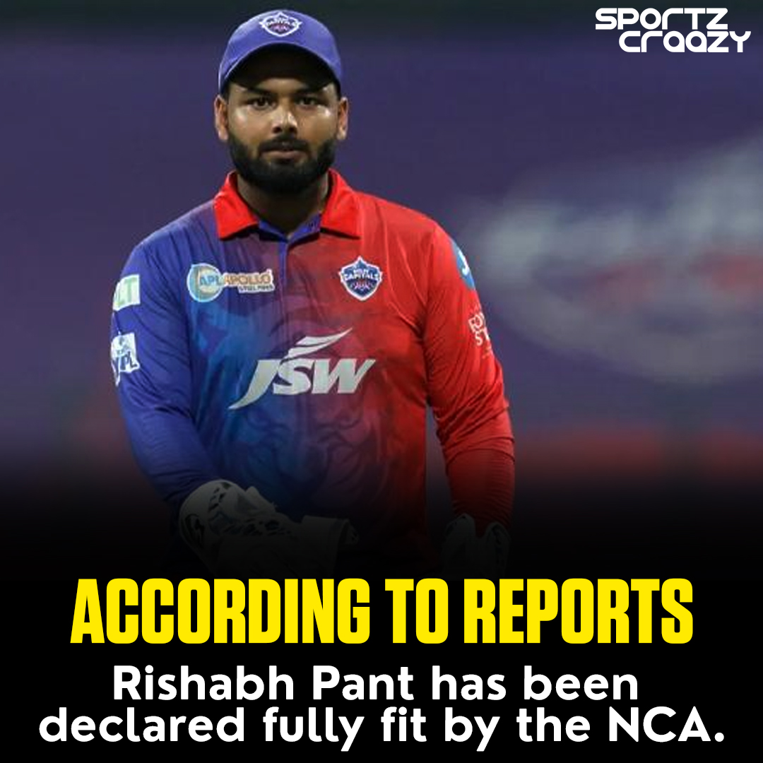 sportzcraazy's tweet photo. NCA declares Rishabh Pant completely fit and ready to go! π
#IPL2024 #Cricket #Tournament #RishabhPant #FitForAction #DelhiCapitals #ComeBack #BreakingNews #NCA #Sportzcraazy #Followus #Comment https://t.co/kT0MWIVKpT