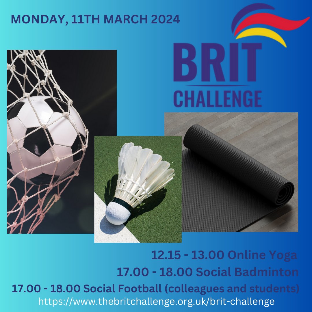 UoL Department of People, Performance and Culture (@uol_ppc) on Twitter photo thebritchallenge.org.uk is here at <a href="/unilincoln/">University of Lincoln, UK</a> and we have plenty of social activities for colleagues and students to take part in this week - for more information please email: staffwellbeing@lincoln.ac.uk #getactive #britchallenge #mentalhealth thebritchallenge.org.uk is here at <a href="/unilincoln/">University of Lincoln, UK</a> and we have plenty of social activities for colleagues and students to take part in this week - for more information please email: staffwellbeing@lincoln.ac.uk #getactive #britchallenge #mentalhealth