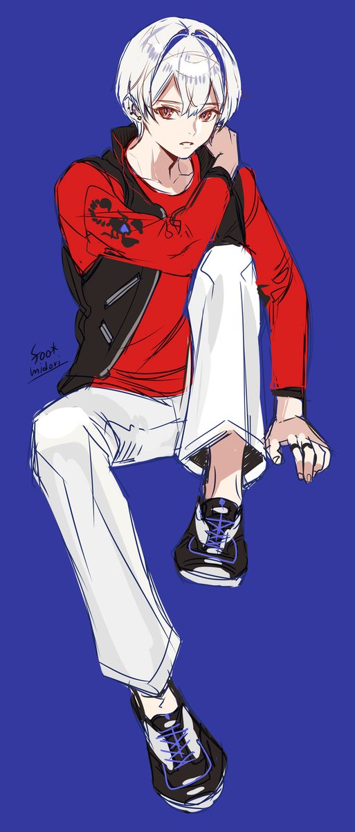 「ベストの服 」|碧 風羽 Foo Midoriのイラスト