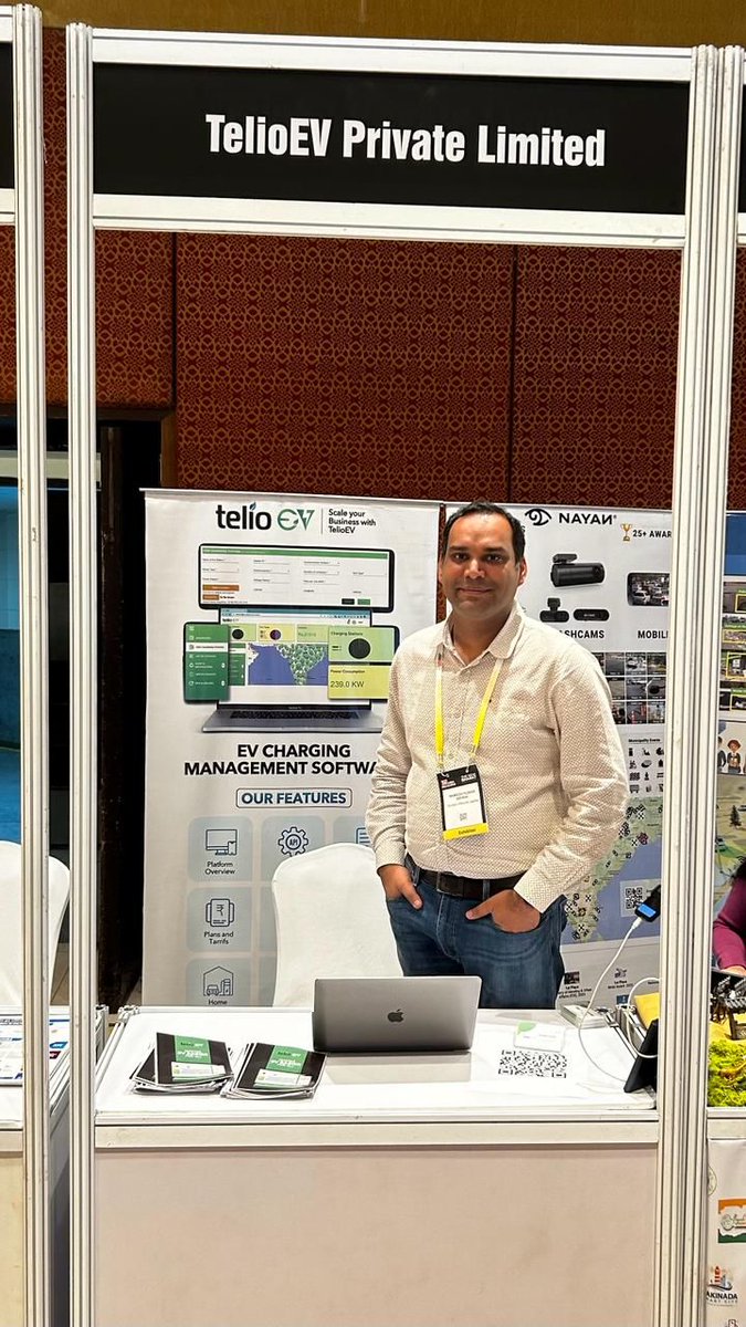 telioev2022's tweet photo. Thrilling experience at TiEcon Delhi showcasing TelioEV's EV charging platform! Big thanks to STPI & TiE Delhi for the invite. Networking with investors & delegates was enriching. Looking forward to a sustainable future together! #TiEcon2024 #TelioEV #SustainableTech #Innovation https://t.co/jn2XEh6DjD