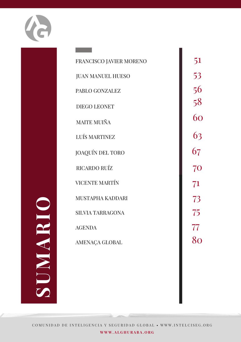 Compartimos este ESPECIAL,revista de <a href="/intelsegglobal/">CISEG IntelSegGlobal</a> para conmemorar el 20 aniversario del trágico atentado del 11M

Agradecer a TODOS LOS EXPERTOS que,de manera altruista,han compartido sus valiosas opiniones y conocimientos de aquel fatídico día. 

👉🏼alghuraba.org/publicaciones