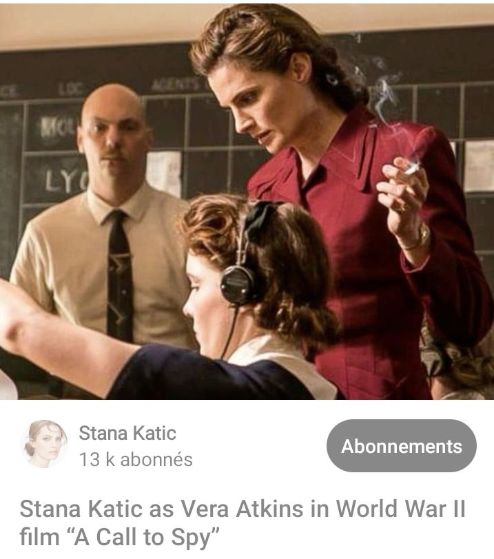 #StanaKatic on Pinterest 🎥
#ACallToSpy