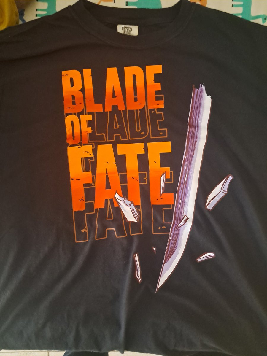 Adept091's tweet photo. HOLY SMOKES, MY BLADE OF FATE T-SHIRT JUST CAME IN.
BUT THIS INSANE.
THE QUALITY, FIT, AND THE DESIGN IS AMAZING.
THANK YOU 🔥🔥
@DBZimran @Getsuga_Store
#bladeoffate #GETSUGA #BestMerch https://t.co/kwBbBSQE8z
