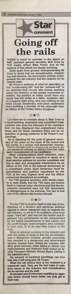 RMTedinburgh's tweet photo. Bob Crow- LEGEND! Let’s never forget Bob had to fight against unsavoury elements within our movement to get elected GS. Having previously seeing off a nasty challenge from the right wing to try unseat him as AGS. We are so fortunate he smashed it! @RMTunion @RMT_Scotland https://t.co/FD8C5qwVrz