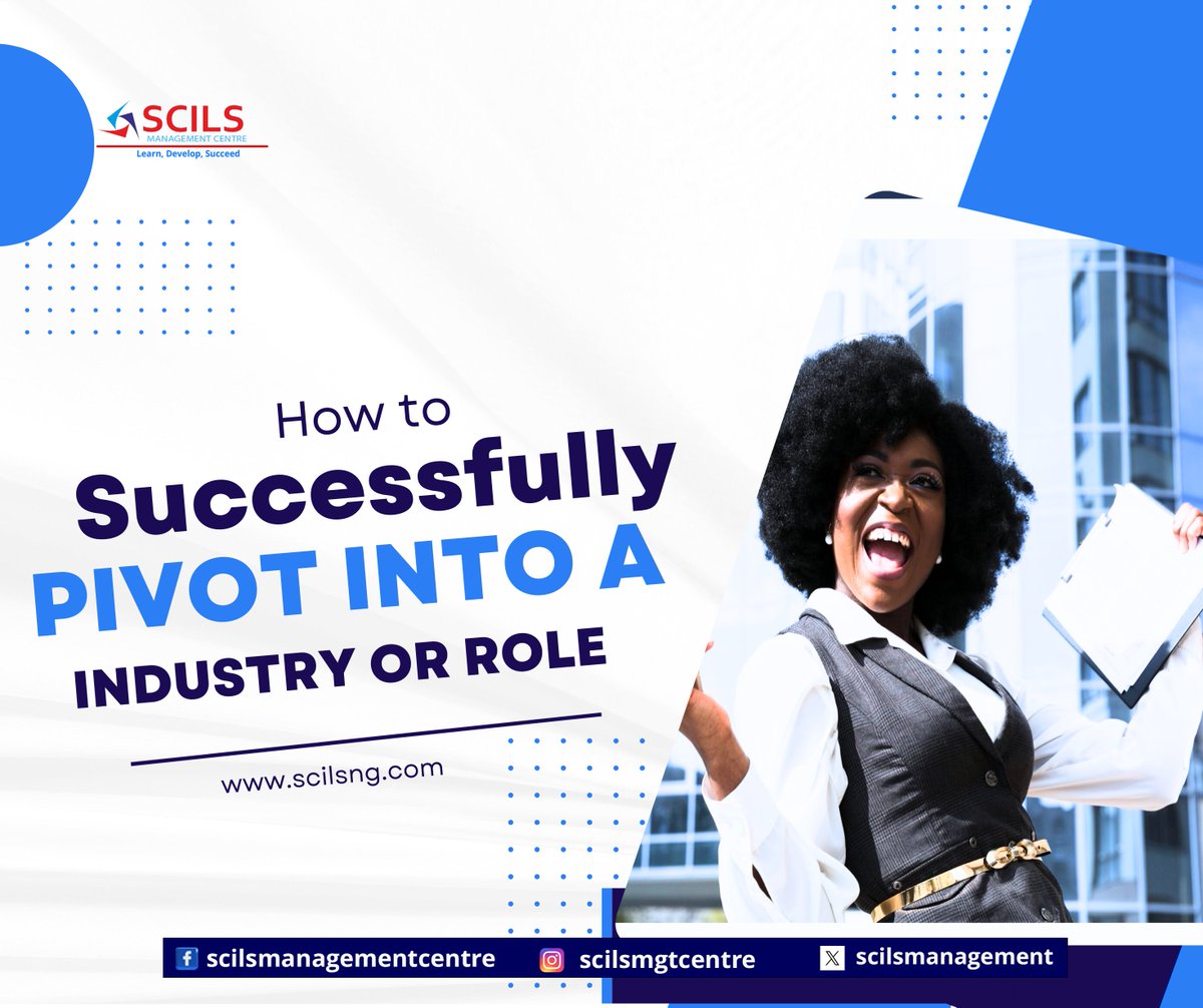 scilsmanagement's tweet photo. How to Successfully Pivot into a New Industry or Role
#CareerChange #CareerGoals #TransferableSkills #CareerMoveTips #UpskillReskill #UpskillReskill #ReinventYourself #NewBeginnings https://t.co/jtoYd53opR