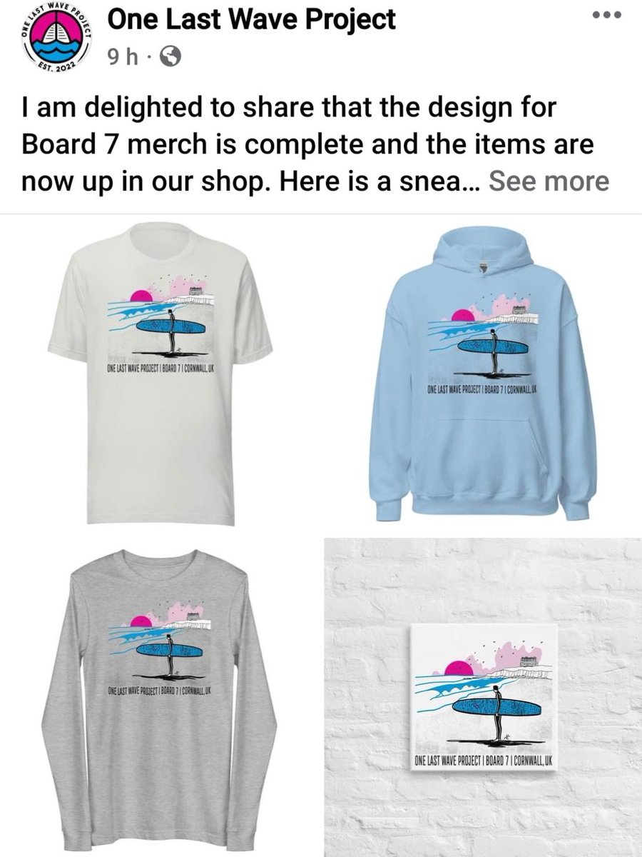 onelastwaveproject.com/collections/bo…

My grandparents are named on this board, along with my husbands grandparents and loved ones of friends too.  #ridingthecornishwaves
Amazing project to help heal those travelling through the journey of grief 🩵
<a href="/OneLastWave/">One Last Wave Project</a> Thank you is never enough 🩵