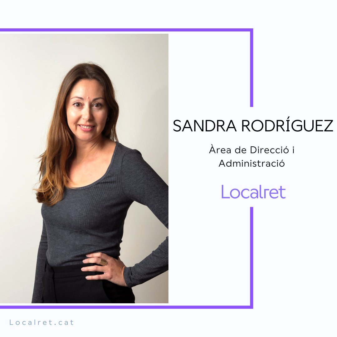 localret's tweet photo. 🟣Avui us presentem la Sandra, una peça fonamental del nostre equip.
✨És una dona excepcional: compromesa, eficient i sempre afronta els reptes amb organització i habilitat.
♀️ #8M #TalentFemení #DonesLocalret #MónLocal https://t.co/6Ywt1zk8QT